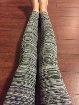 混纺高腰运动裤3